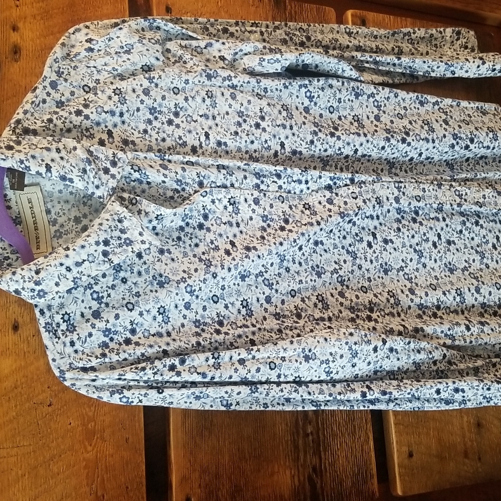 Bit and Bradley soft cotton calico print shirt.